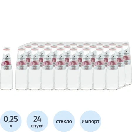 Вода минеральная San Benedetto столовая негазированная 0.25 л