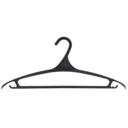 Вешалка-плечики Elfe пластиковая для верхней одежды черная (размер 52-54)