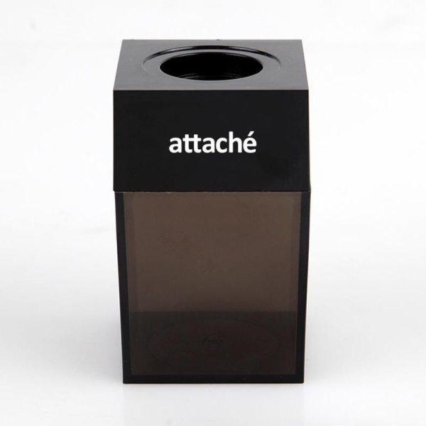 Скрепочница магнитная Attache с черными скрепками