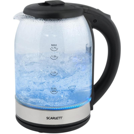 Чайник электрический Scarlett SC-EK27G10 серебристый Чайник электрический Scarlett SC-EK27G10 серебристый