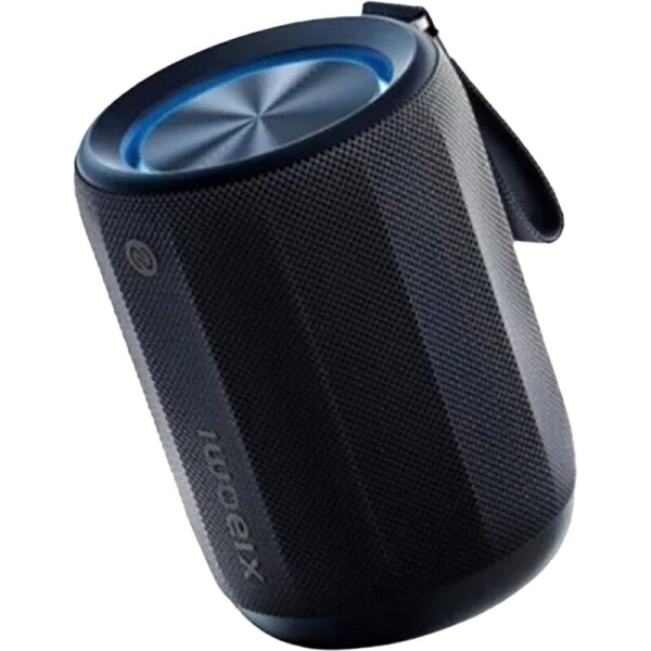 Акустическая система Xiaomi Bluetooth Speaker Mini чёрная с микрофоном и  подсветкой (QBH4274GL)