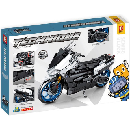 Конструктор робототехнический Sembo Block 701716 Максискутер от 6 лет  (80002345)