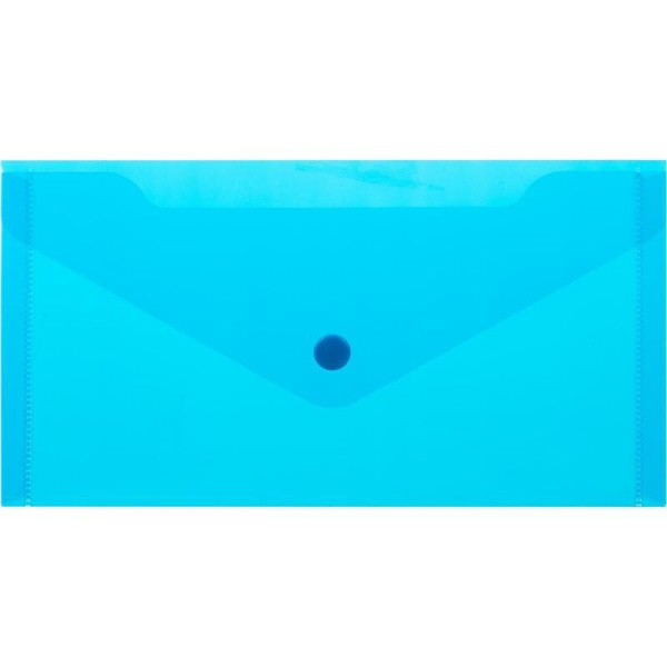 Папка-конверт на кнопке C6 ассорти 0.18 мм (10 штук в упаковке)