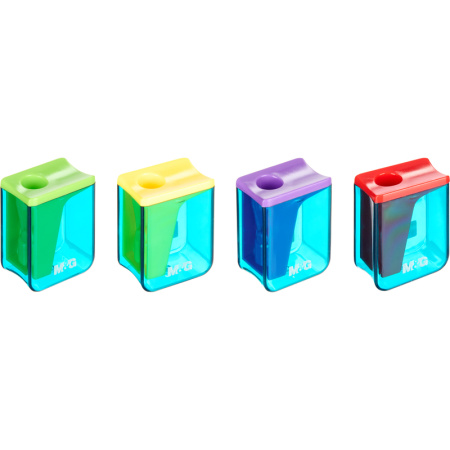 Точилка для карандашей M&G с контейнером пластиковая Точилка для карандашей M&G с контейнером пластиковая