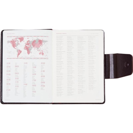 Ежедневник недатированный Bruno Visconti Prestige искусственная кожа A5 160 листов бордовый (142х205 мм) (артикул производителя 3-352/06)