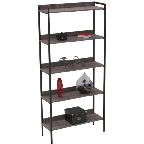 Стеллаж Комус Онега-9 (ясень анкор темный, 904х337х1950/1960)