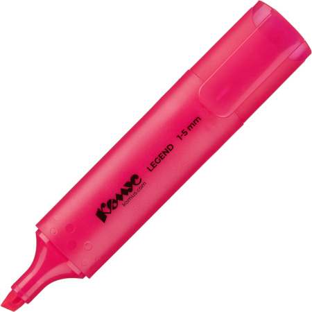 Текстовыделитель Комус Legend розовый (толщина линии 1-5 мм)