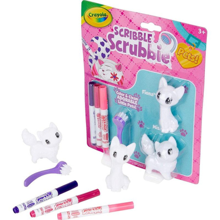 Набор для раскрашивания Crayola Washimals фигурки Котята