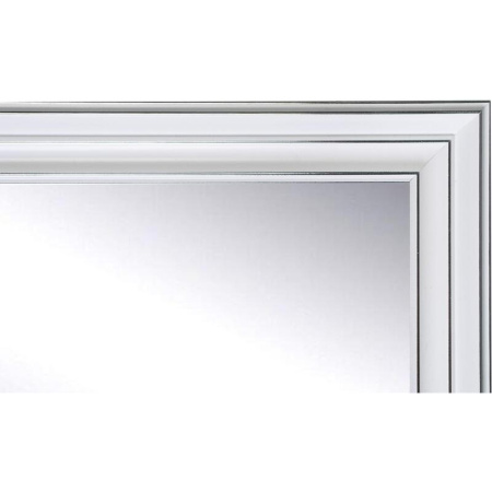 Зеркало настенное НБ404 (белый с серебром, 490x1290 мм, прямоугольное)