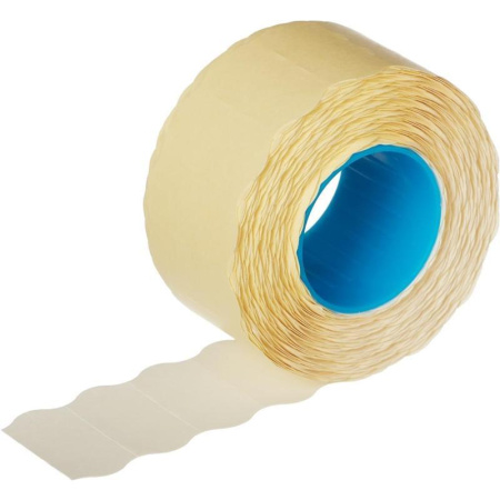 Этикет-лента 26×12мм волна белая (рулон 1000шт.)