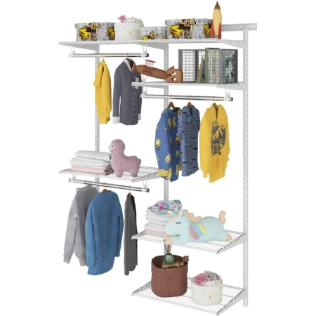 Комплект гардеробной cистемы Практик Home Basic G60S (белый)