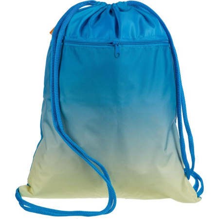 Мешок для обуви №1 School Градиент 360х470 мм с 1 отделением синий