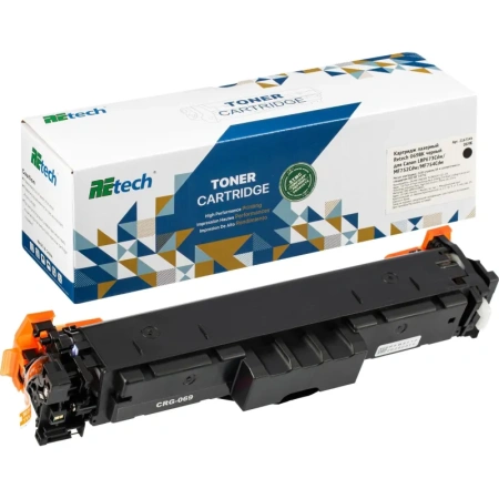 Картридж лазерный Retech 069BK для Canon чёрный совместимый