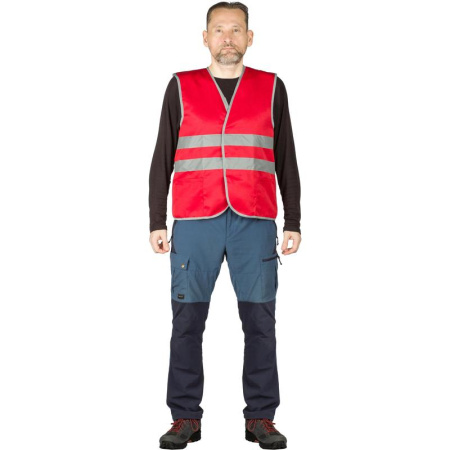 Жилет сигнальный Тип 1Т красный размер XL (52-54)