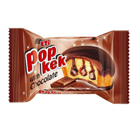 Кекс Eti Popkek Cacao с какао-кремом и шоколадным соусом 45 г Кекс Eti Popkek Cacao с какао-кремом и шоколадным соусом 45 г