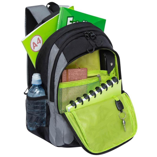 Рюкзак школьный Grizzly разноцветный (RB-252-1/2)