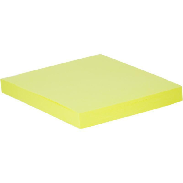 Стикеры Attache Selection Extra 76х76 мм неоновые желтые (1 блок, 100  листов)