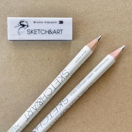 Ластик Sketch&Art каучуковый прямоугольный 58x20х10 мм Ластик Sketch&Art каучуковый прямоугольный 58x20х10 мм