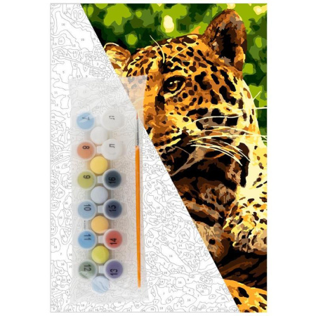Картина по номерам Lori Ягуар