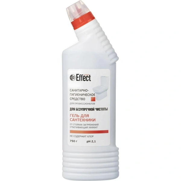 Средство для сантехники чистящее Effect Super 0.75 л гель