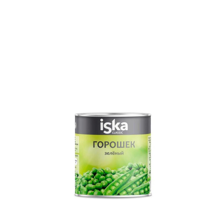 Горошек зеленый ISKA  425 мл (12 штук в упаковке)