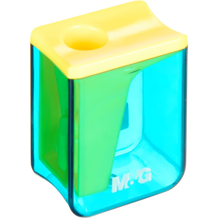 Точилка для карандашей M&G с контейнером пластиковая Точилка для карандашей M&G с контейнером пластиковая