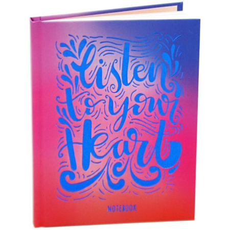 Блокнот Канц-Эксмо Слушай свое сердце А6 64 листа в клетку на сшивке Блокнот Канц-Эксмо Слушай свое сердце А6 64 листа в клетку на сшивке