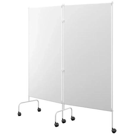 Ширма медицинская двухсекционная ШМ/МСК-2302 (белый, 1600х1720 мм)