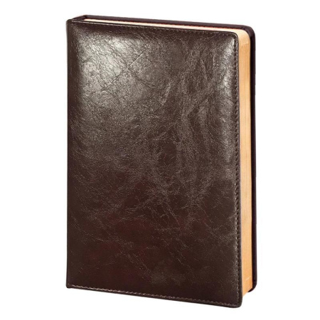 Ежедневник датированный 2022 год Infolio Challenge искусственная кожа А5  176 листов коричневый (золотой обрез, 140x200 мм) Ежедневник датированный 2022 год Infolio Challenge искусственная кожа А5  176 листов коричневый (золотой обрез, 140x200 мм)