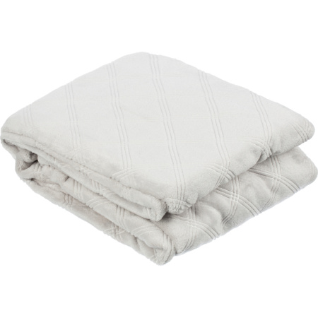 Плед Luscan микрофибра 150х200 см серый фактурный