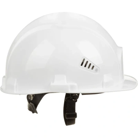 Каска защитная TOPFORT Стандарт 101 белая с ленточным механизмом