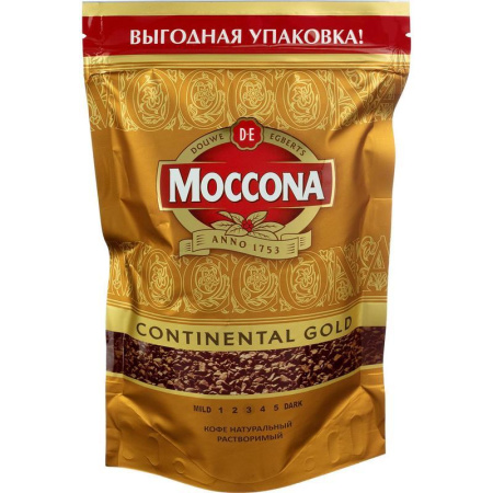 Кофе растворимый Moccona Continental Gold 140 г (пакет)