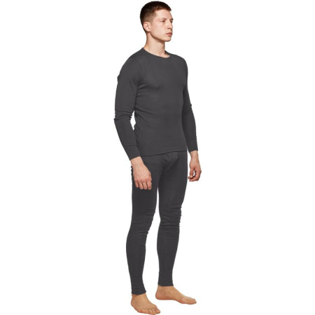 Термофутболка Comazo мужская Activ-35 трикотаж полиэстер темно-серая с  начесом (размер 58, рост 182)