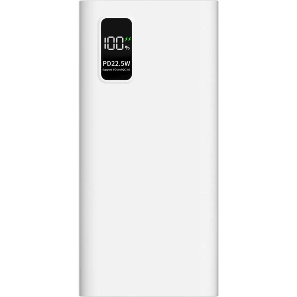 Внешний аккумулятор (power bank) Pero  PB06 20000 мАч 22.5W белый  (4673759570092)