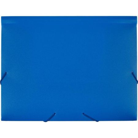 Папка на резинках Attache А4 пластиковая синяя (0.6 мм, до 200 листов)