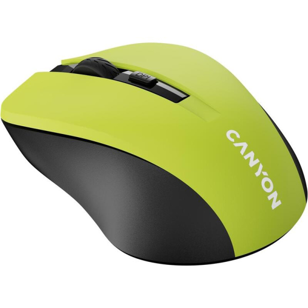 Мышь беспроводная Canyon MW-1 желтая/черная (CNE-CMSW1Y)