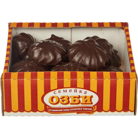 Зефир Семейка ОЗБИ ванильный глазированный 600 г Зефир Семейка ОЗБИ ванильный глазированный 600 г