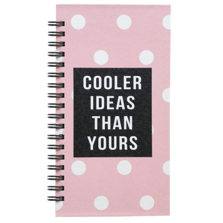 Блокнот Be Smart Dots A6+ 100 листов разноцветный в клетку на спирали (94x174 мм)