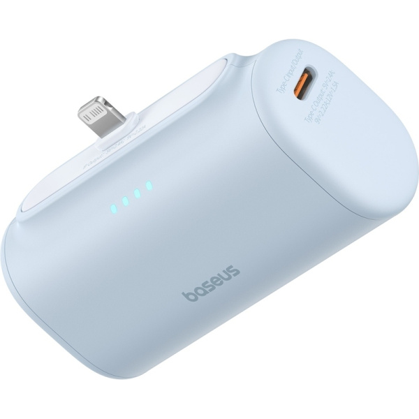 Внешний аккумулятор (power bank) Baseus Compact 5000 мАч голубой  (BAS-P1006830731300)
