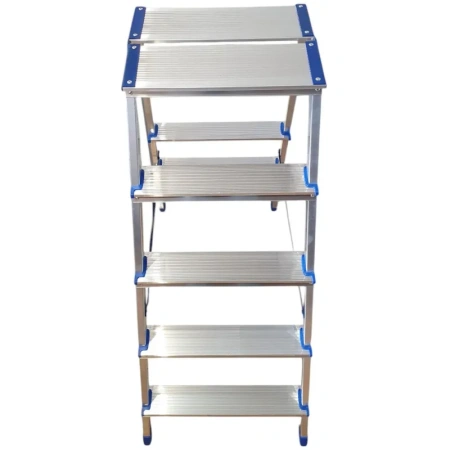 Стремянка алюминиевая двусторонняя 2х5 ступеней Tarko (T-14205)