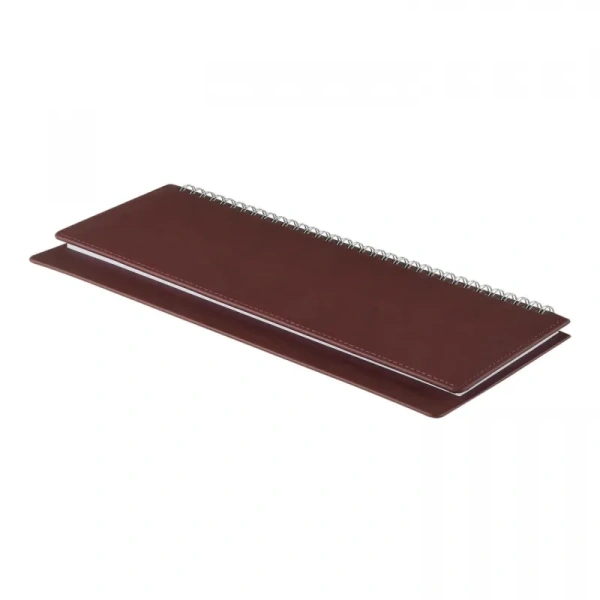 Планинг датированный 2026 год Attache Velvet искусственная кожа Soft Touch 64 листа  бордовый