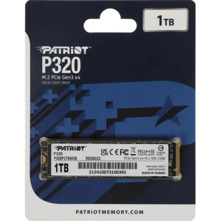 SSD накопитель Patriot Memory P320P1TBM28 1 ТБ