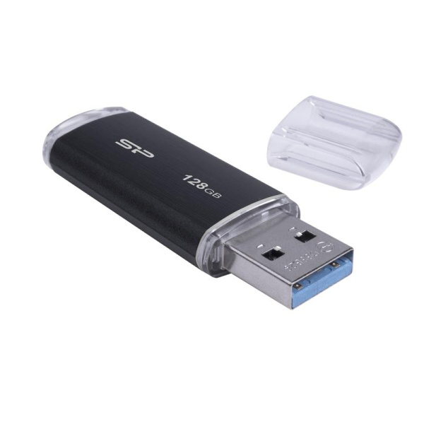 Флешка USB 3.0 128 ГБ Silicon Power Blaze B02 (SP128GBUF3B02V1K)