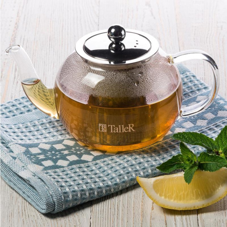 Чайник заварочный TalleR TR-31370 стеклянный 800 мл