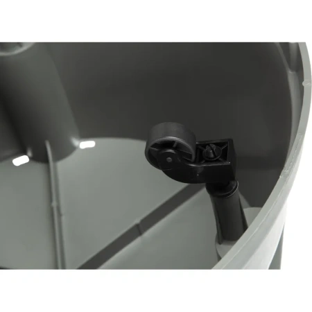 Стремянка-табурет пластиковая 2 ступени Комус серая