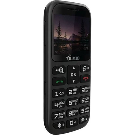 Мобильный телефон Olmio C37 черный (45506)