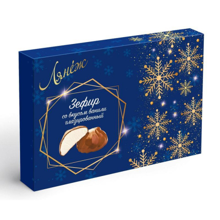 Зефир Нева Лянеж с ароматом ванили глазированный 260 г Зефир Нева Лянеж с ароматом ванили глазированный 260 г