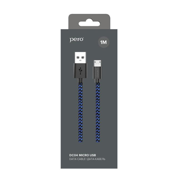 Кабель Pero USB A - Micro USB 1 м (4603768350002)