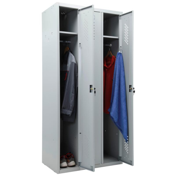 Шкаф для одежды металлический Практик Стандарт LS-31 3 отделения