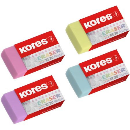 Ластик Kores KE-30 ПВХ прямоугольный 40x21x10 мм